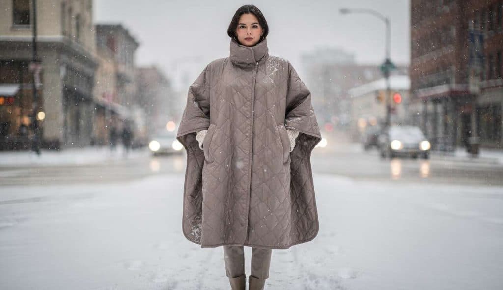 Cape Matelassée Femme : tendance et Confort