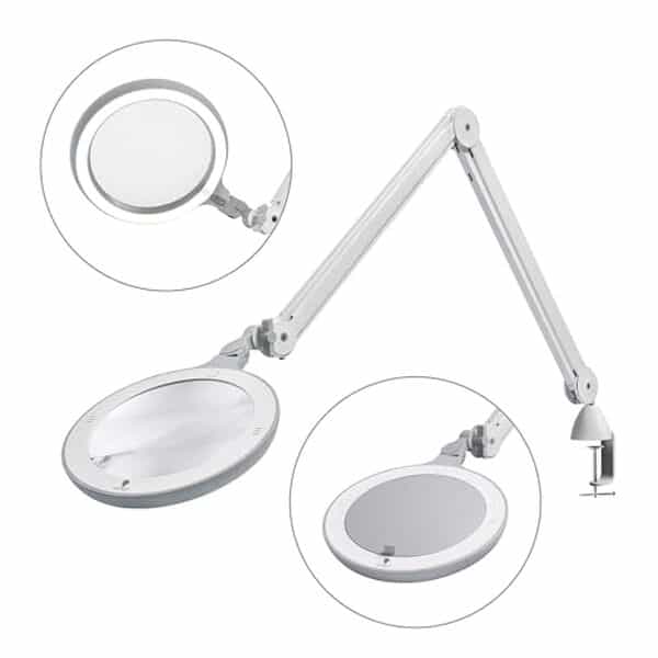 Découvrez notre avis sur la lampe loupe LED Daylight Omega 7, idéale pour un éclairage pro avec bras réglable offrant confort et praticité pour vos activités précises