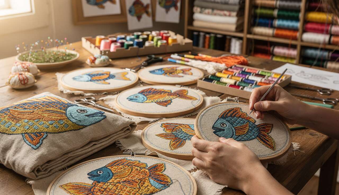 Broderie Poisson : techniques et Inspirations Créatives