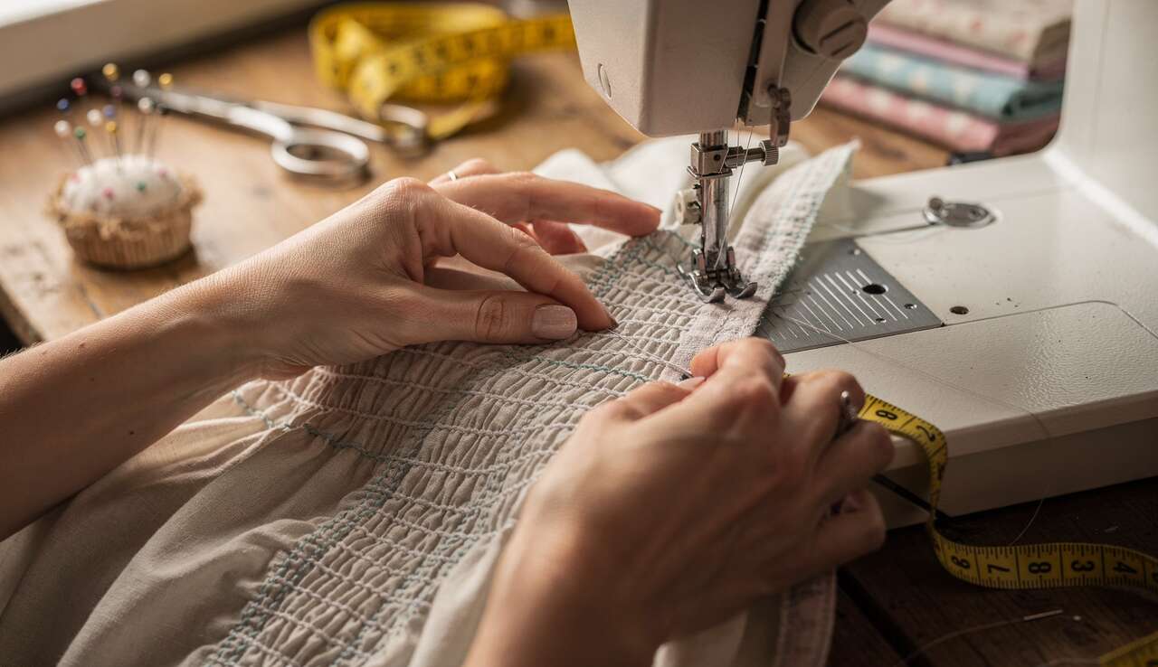 Smocks avec du fil &eacute;lastique