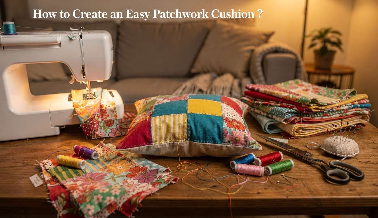 Tutoriel : comment Créer un Coussin Patchwork Facilement ?