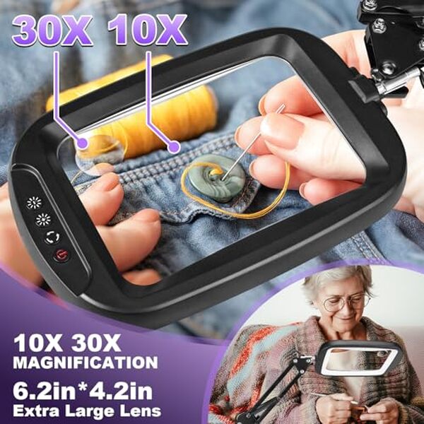 Découvrez notre test de la loupe NZQXJXZ 10X 30X, dotée d'une lumière et d'un support, pour des lectures et observations détaillées et éclairées.