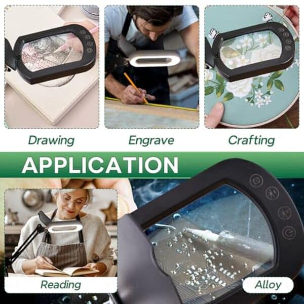 Découvrez la polyvalence et la praticité des lampes loupe 10x pour une vision précise dans toutes vos activités, de la lecture au bricolage.