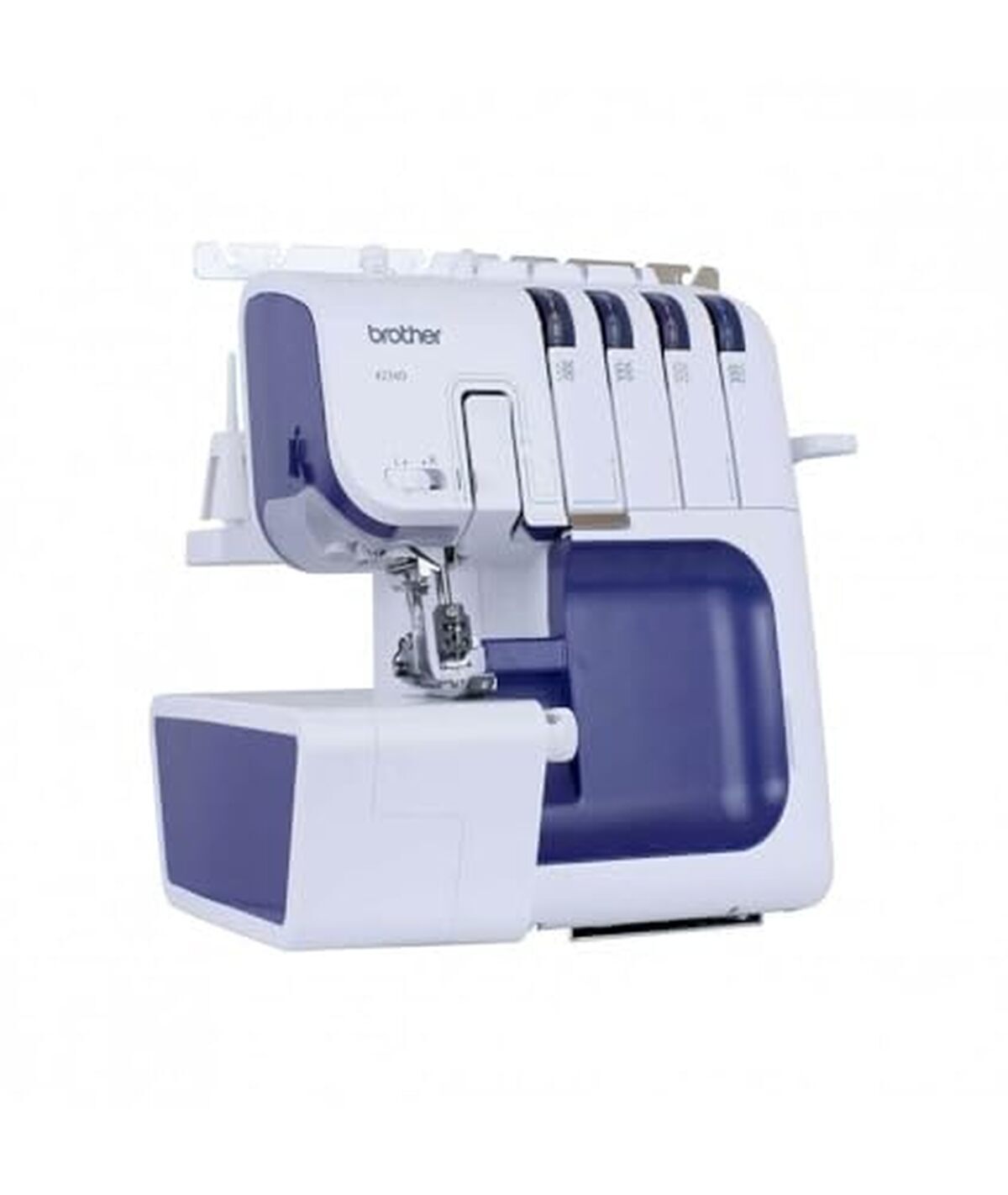 Test de la surjeteuse Brother 4234D en plastique blanc