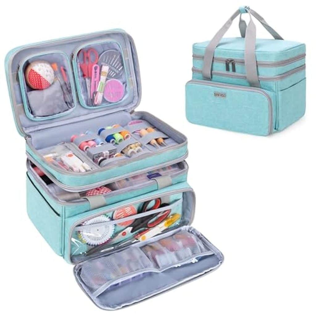 Test du sac à couture Bafaso double couche vert