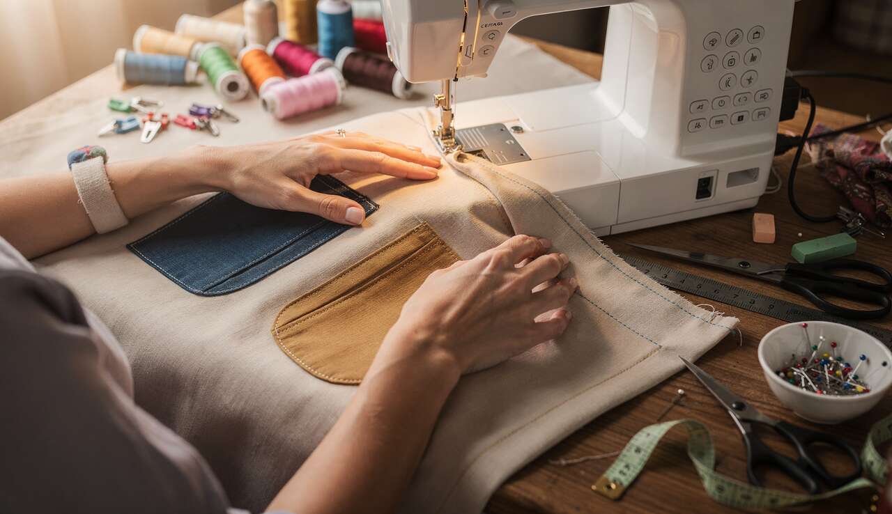 Diff&eacute;rents types de poches en couture