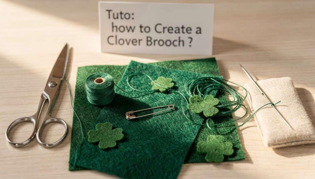 Tuto : comment créer une broche trèfle ?