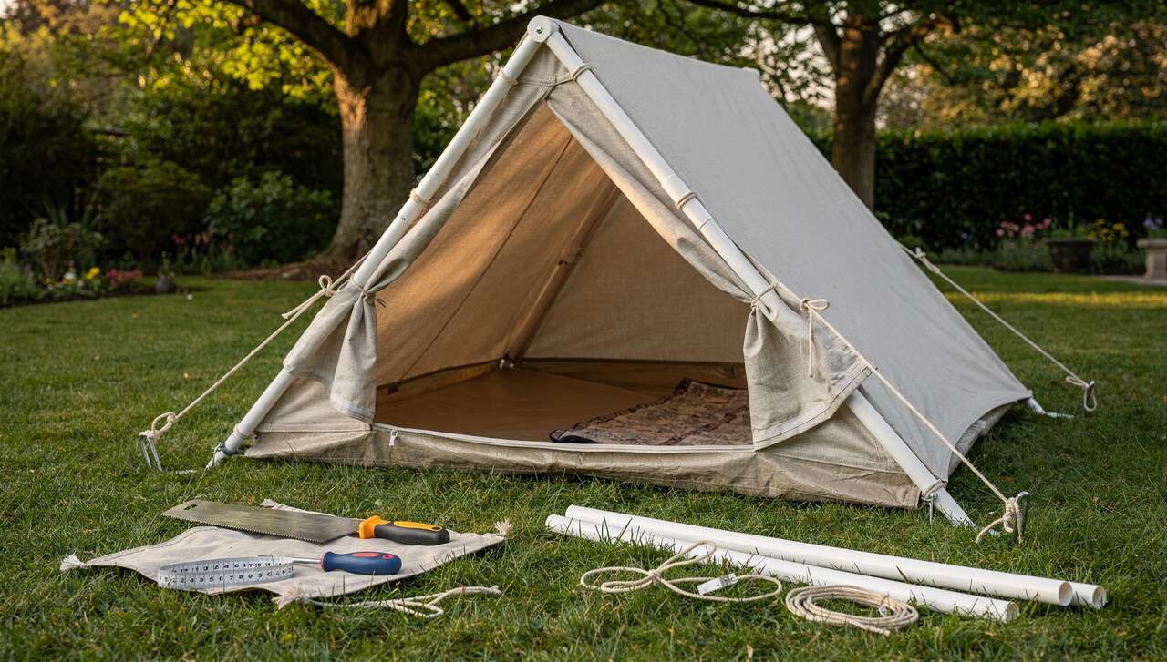 DIY : fabriquer une Tente d'Extérieur