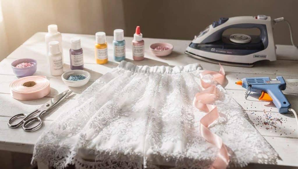 Comment customiser une jupe en dentelle ?