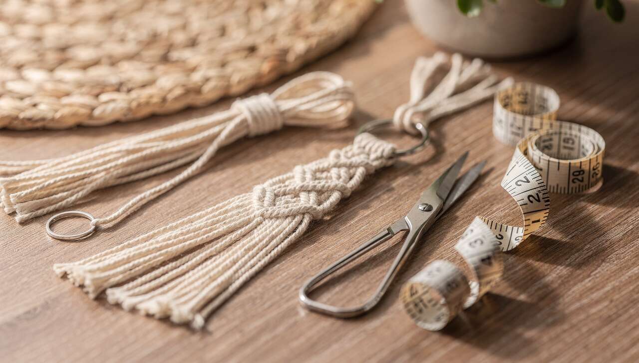 Créer un Porte-Clé en Macramé : guide DIY Simple et Rapide