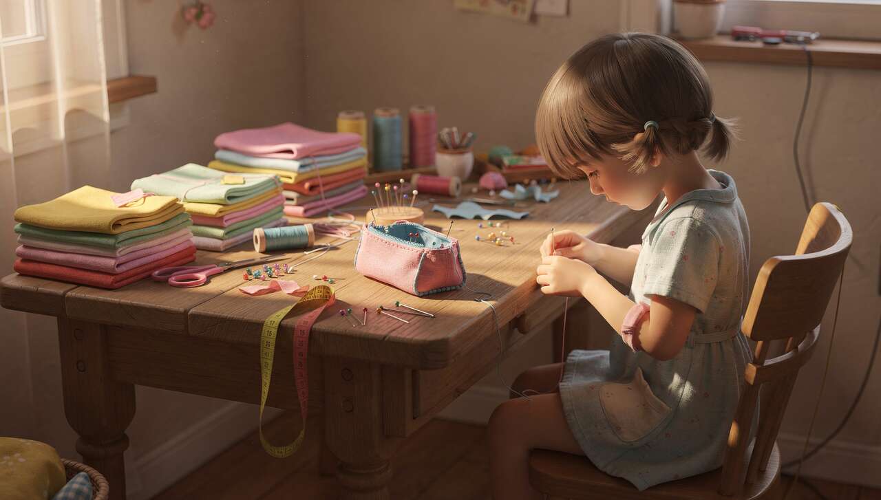 Tuto couture enfant : pochette à dent pour la petite souris