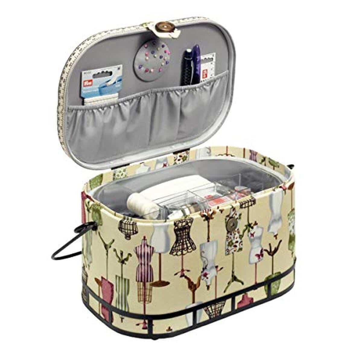 Test : coffret à ouvrage Prym 612250 mannequin de couture taille L, noir, blanc