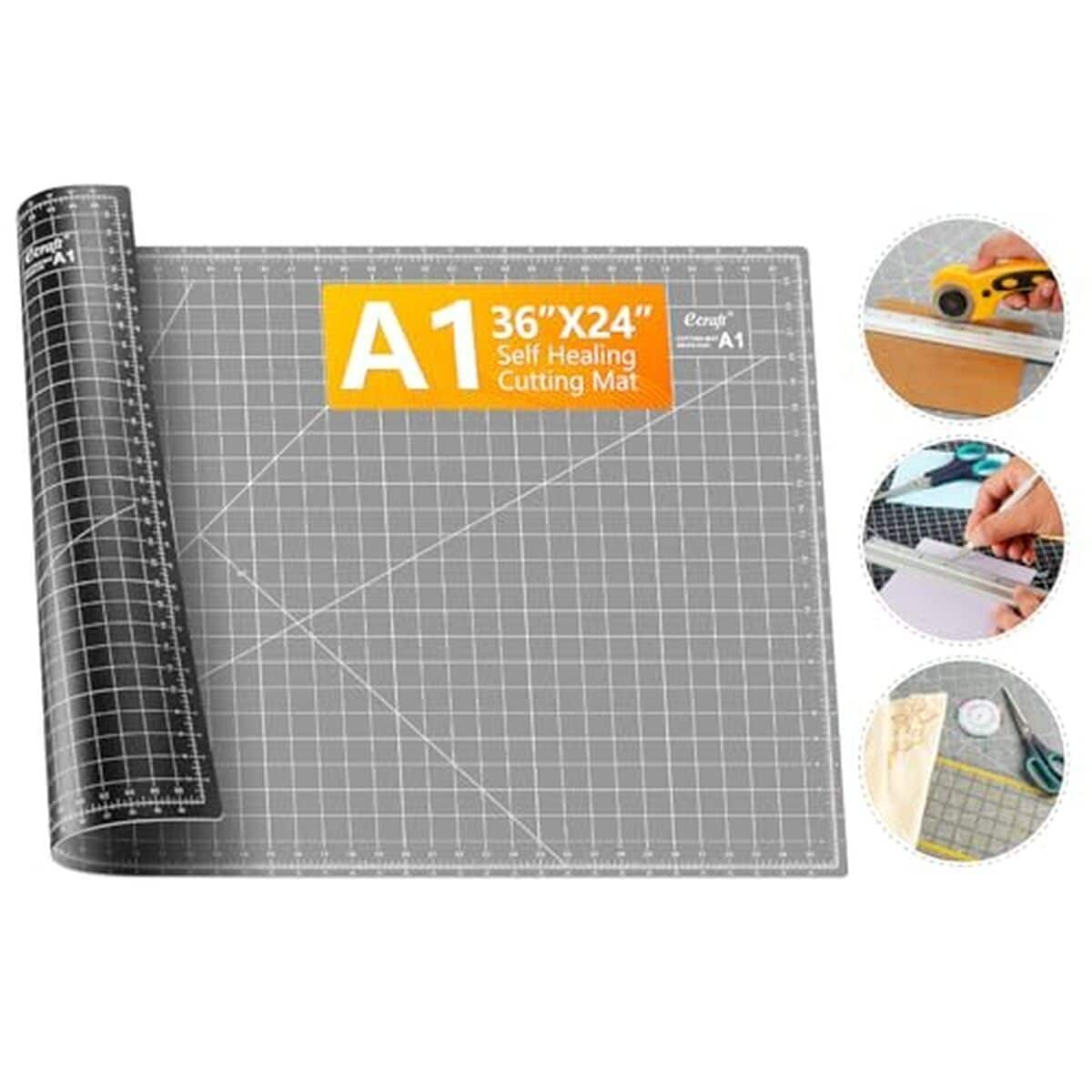 Test : ecraft Grand tapis de découpe auto-cicatrisant A1 61x91, 4 cm