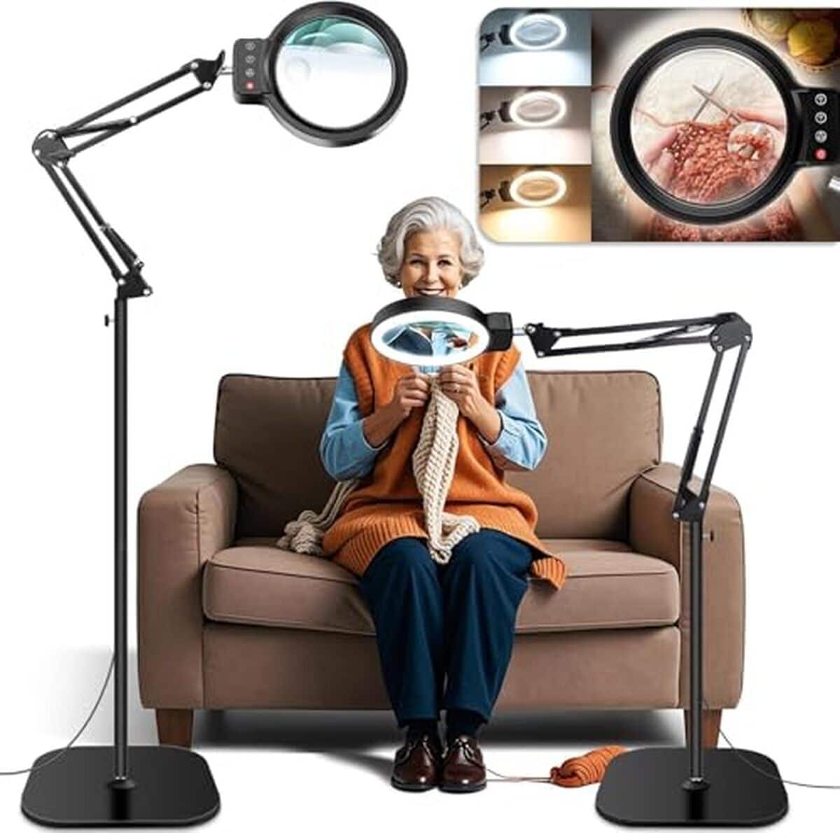 Test lampe loupe NZQXJXZ 30X : polyvalence LED ajustable