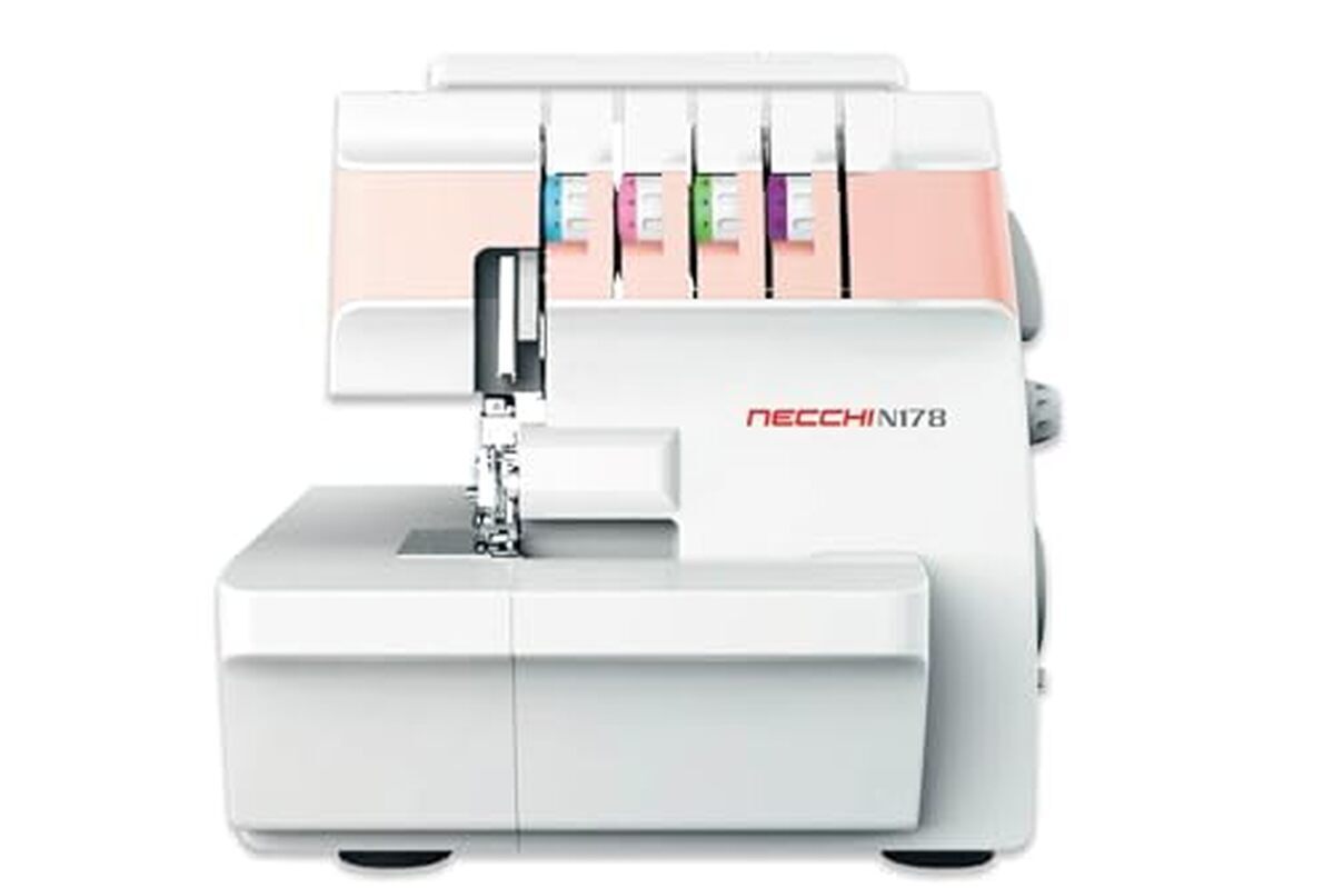 Test : nECCHI N178 machine à surjeter pour débutants et pros