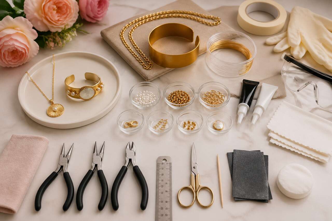 DIY : créer un collier et une manchette chic pour maman