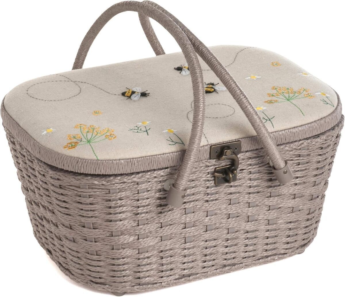 Avis Sur La Boîte À Couture Hobby Gift HGLHB : charme En Osier Et Applique Abeille