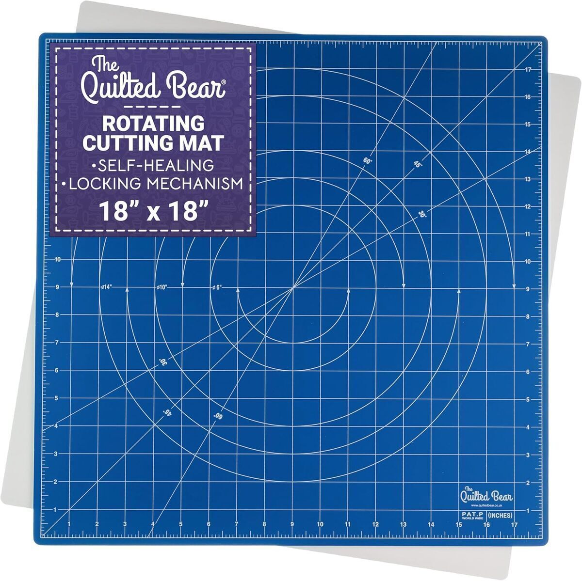 Test : tapis de découpe rotatif The Quilted Bear 46 cm auto-cicatrisant