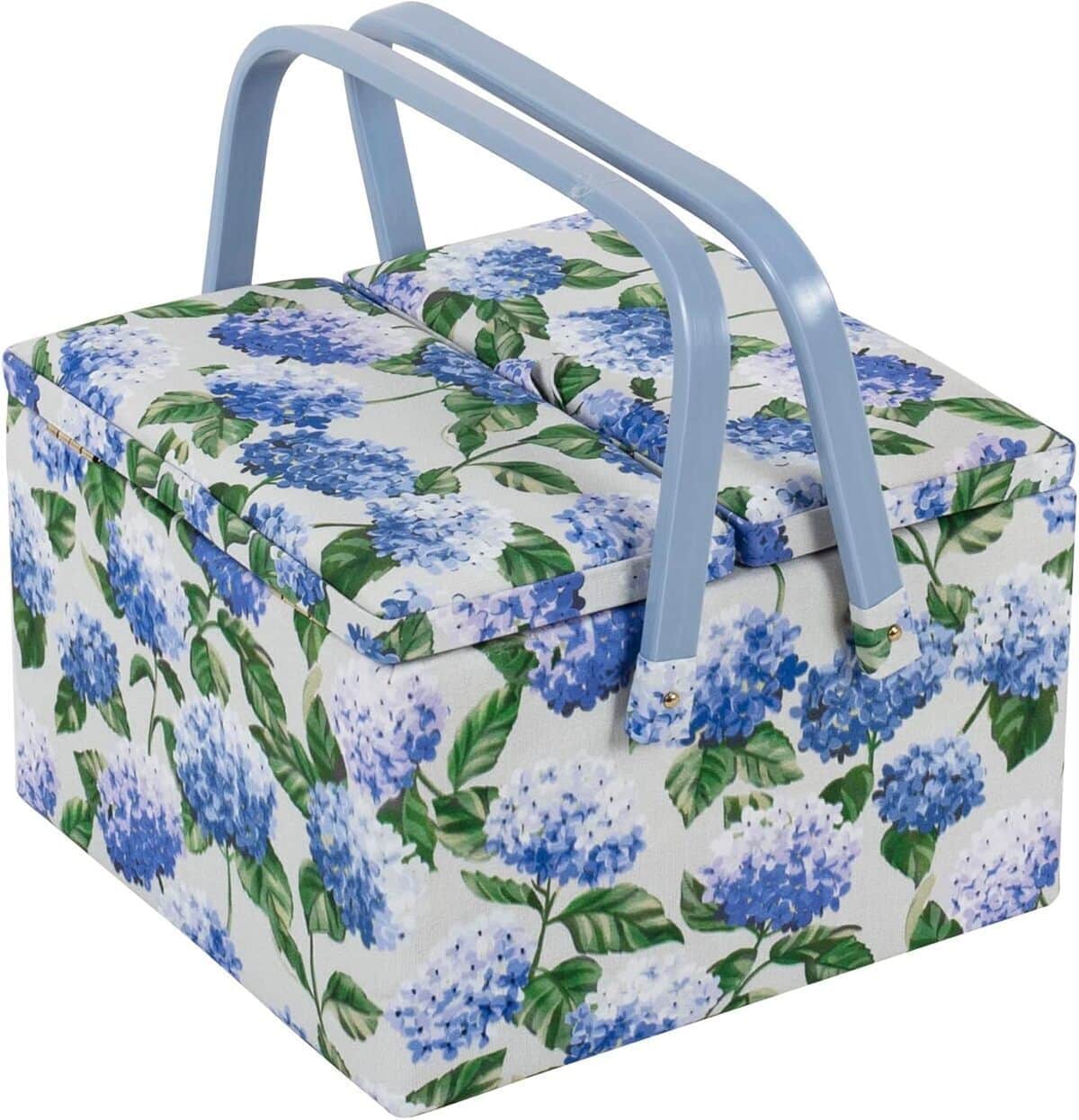 Avis : grande boîte de couture Hobby Gift hortensia