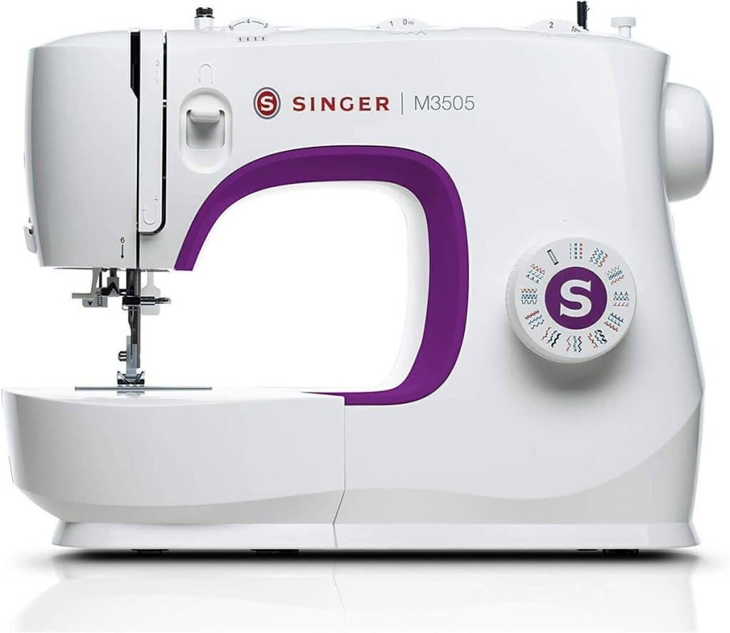 Test de la machine à coudre professionnelle Singer M3505 : 34 points pour tous les tissus