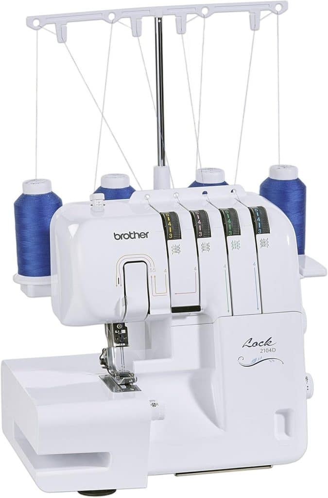 Test de la surjeteuse Brother 2104 D