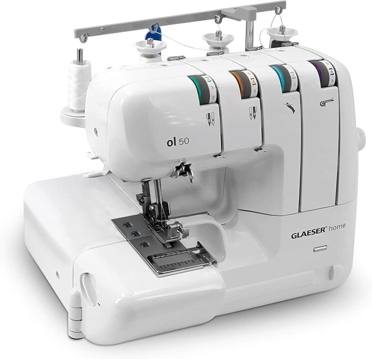Test de la surjeteuse Glaeserhome OL 50 : coud et coupe en une étape