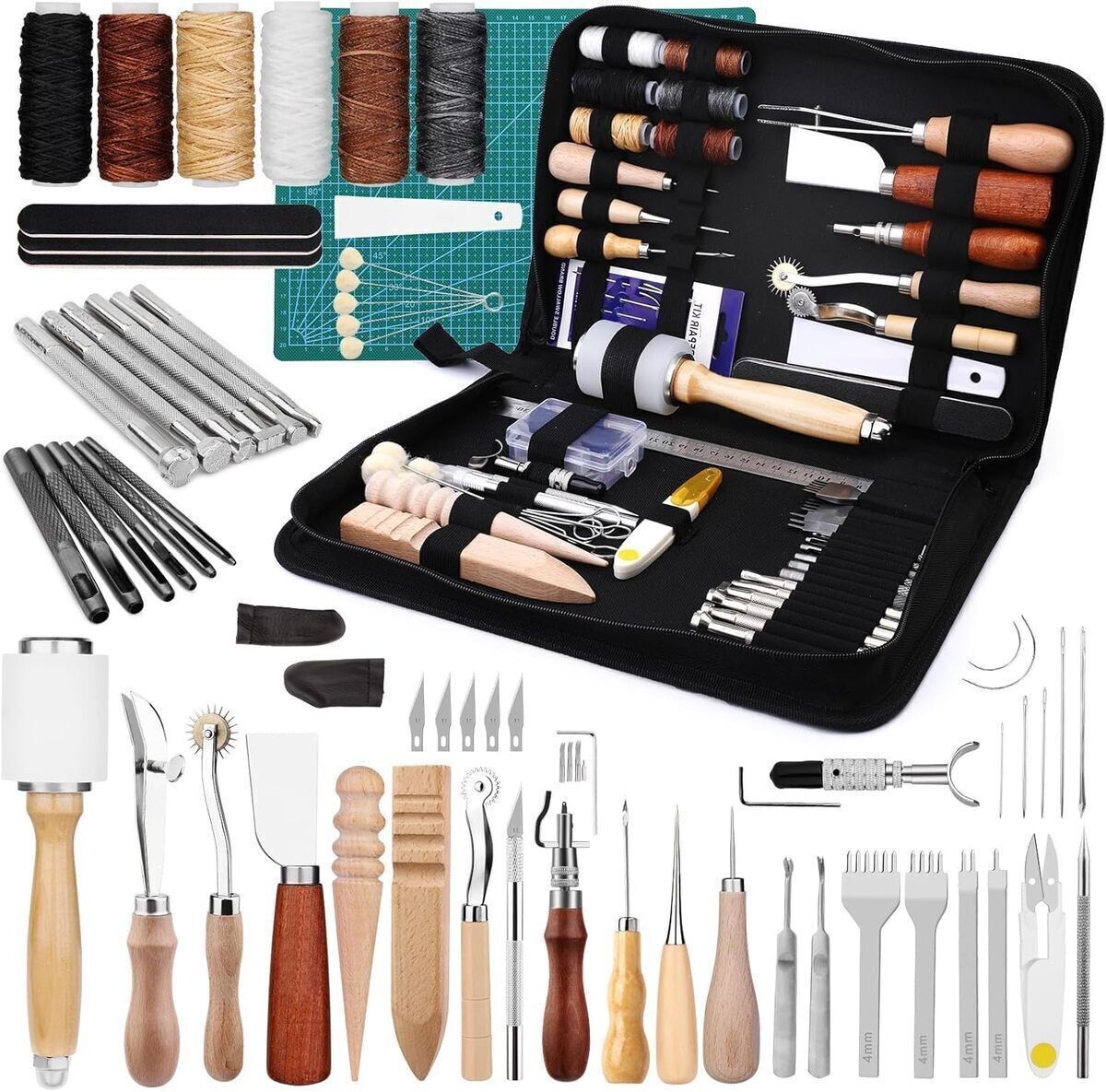 Test du kit d'outils de poinçonnage pour cuir