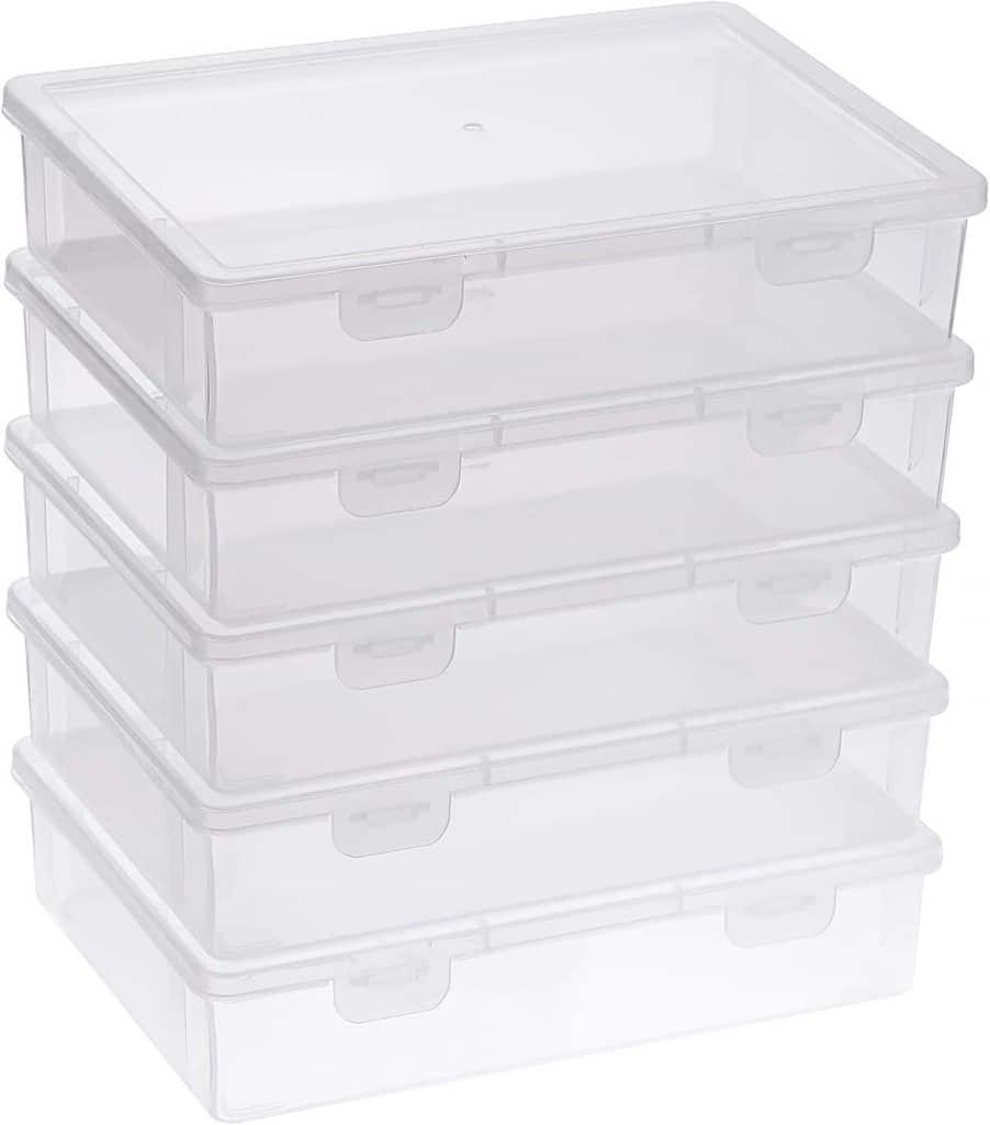 Test du lot de 6 organiseurs BTSKY en plastique transparent