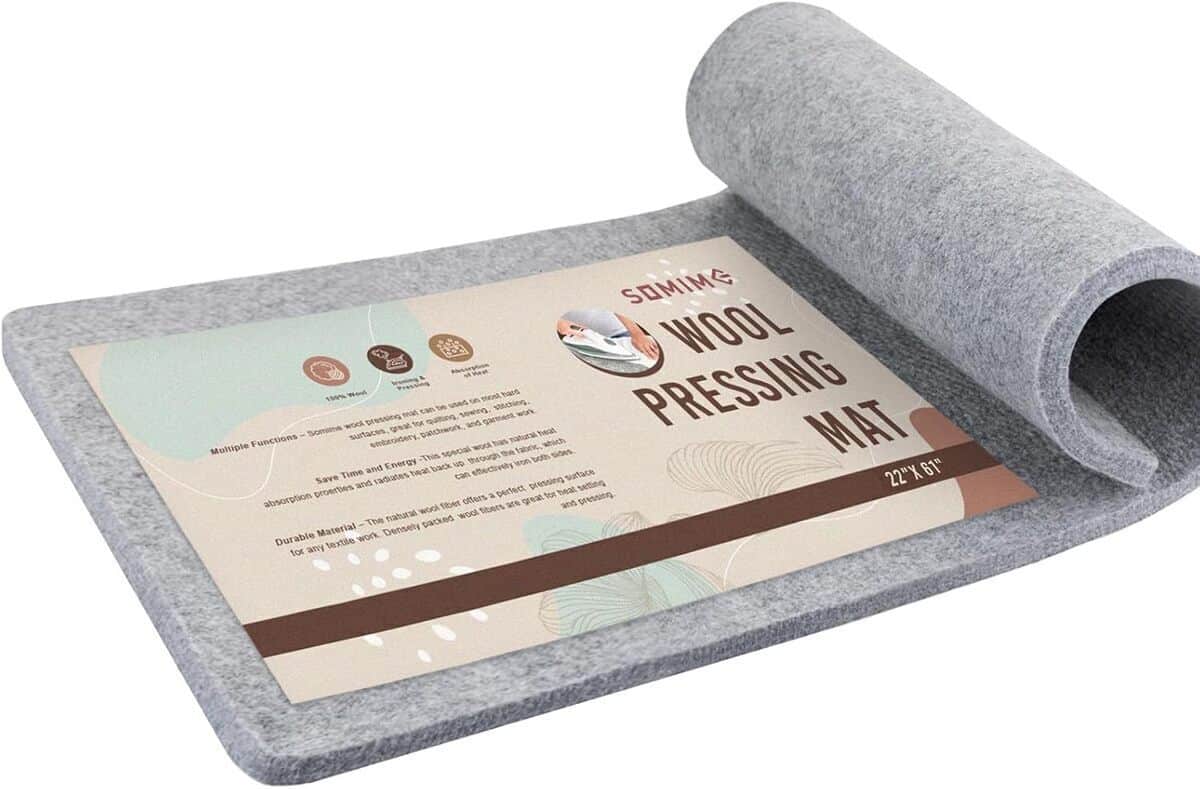 Test du tapis de pressage Somime en 100 % laine