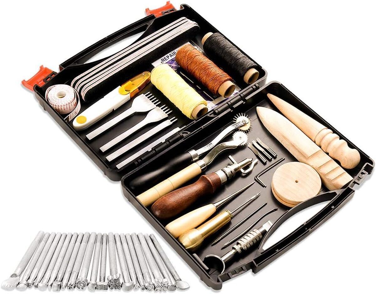 Test : kit BAGERLA 50 outils pour travail du cuir