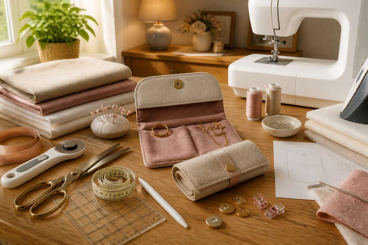 DIY : créer une pochette à bijoux élégante