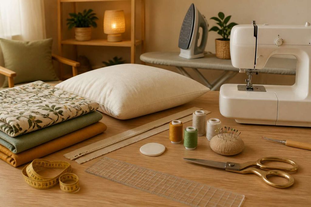 DIY : réaliser une housse de coussin déhoussable