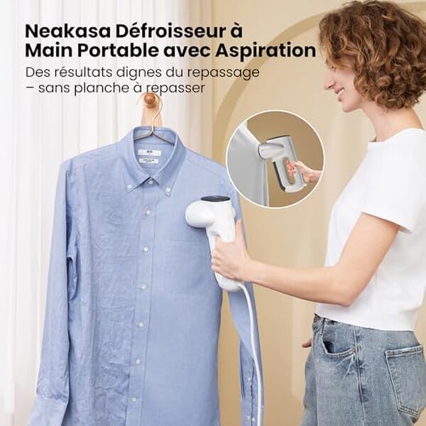 Découvrez notre test complet du défroisseur vapeur portable pliable Neakasa Magic 1 : performances, avantages et inconvénients pour choisir le meilleur défroisseur.