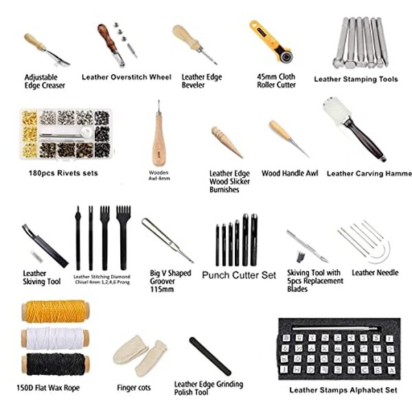 Découvrez notre test détaillé du kit complet de 151 pièces pour le travail du cuir : outils, qualité et performances pour vos projets de maroquinerie. 