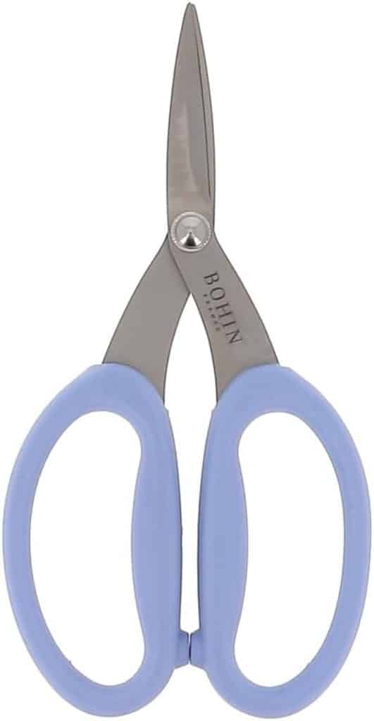 Test : bohin ciseaux de couture micro-dentelés, manche souple 17, 5 cm