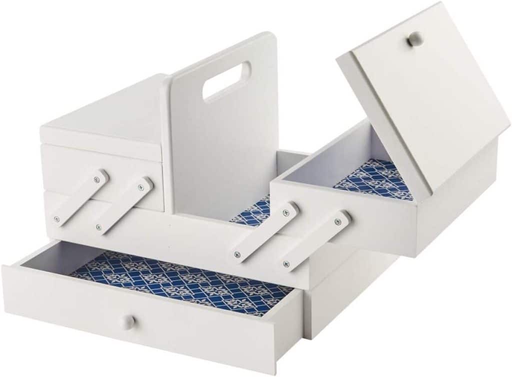 Test : boîte de rangement à couture Sewing Online blanche