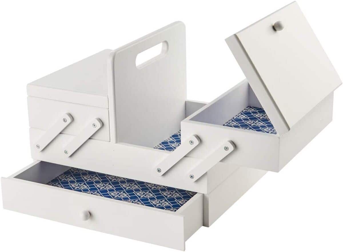 Test : boîte de rangement à couture Sewing Online blanche