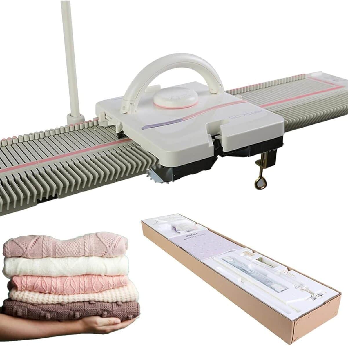 Test de la ZenSeFarin : machine à tricoter semi-automatique 150 points