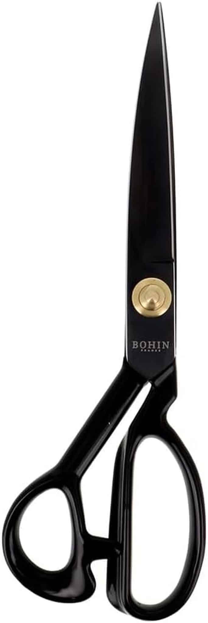 Test des ciseaux de couture en acier noir Bohin France (25, 5 cm)