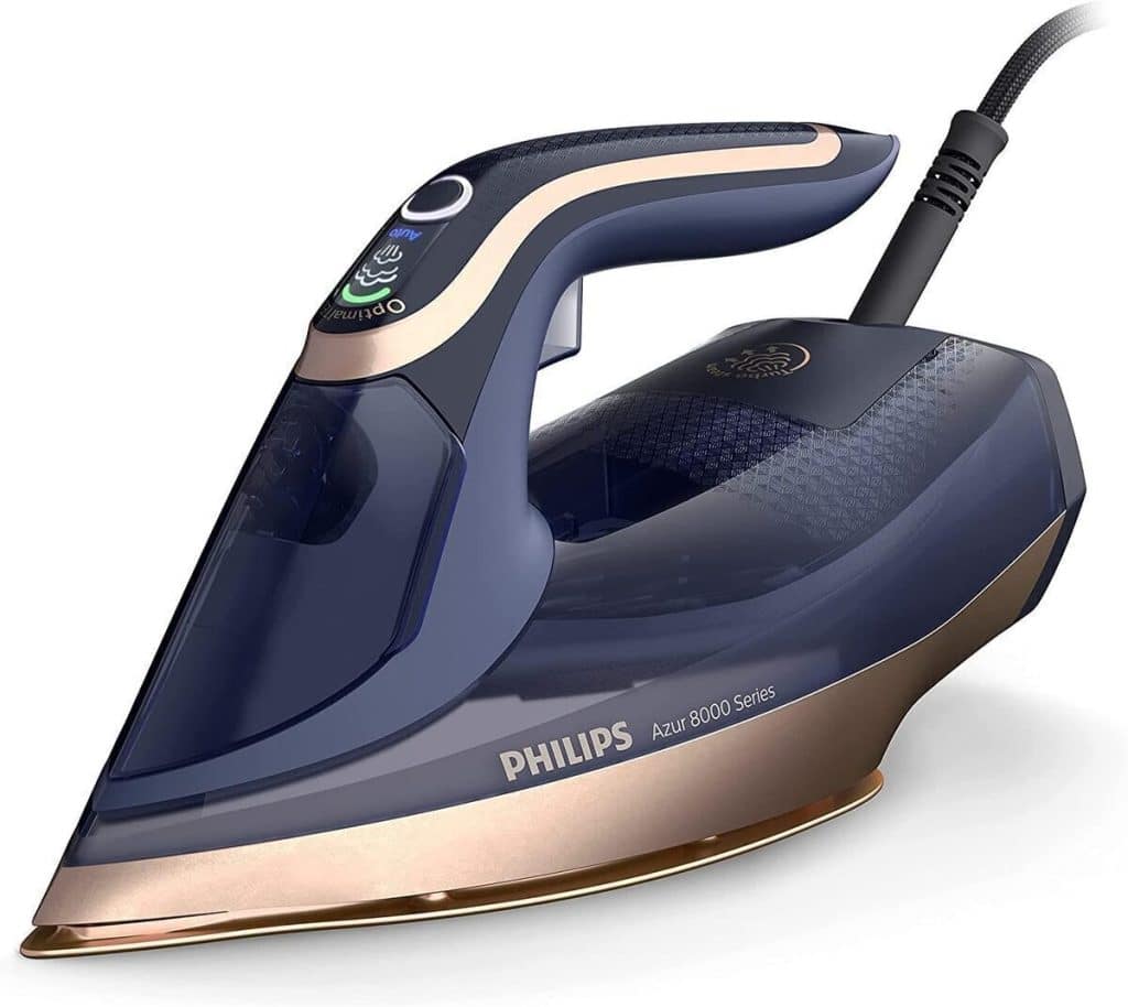 Test du fer à vapeur Philips Azur 8000 Series : puissance de 3000 W et technologie OptimalTEMP