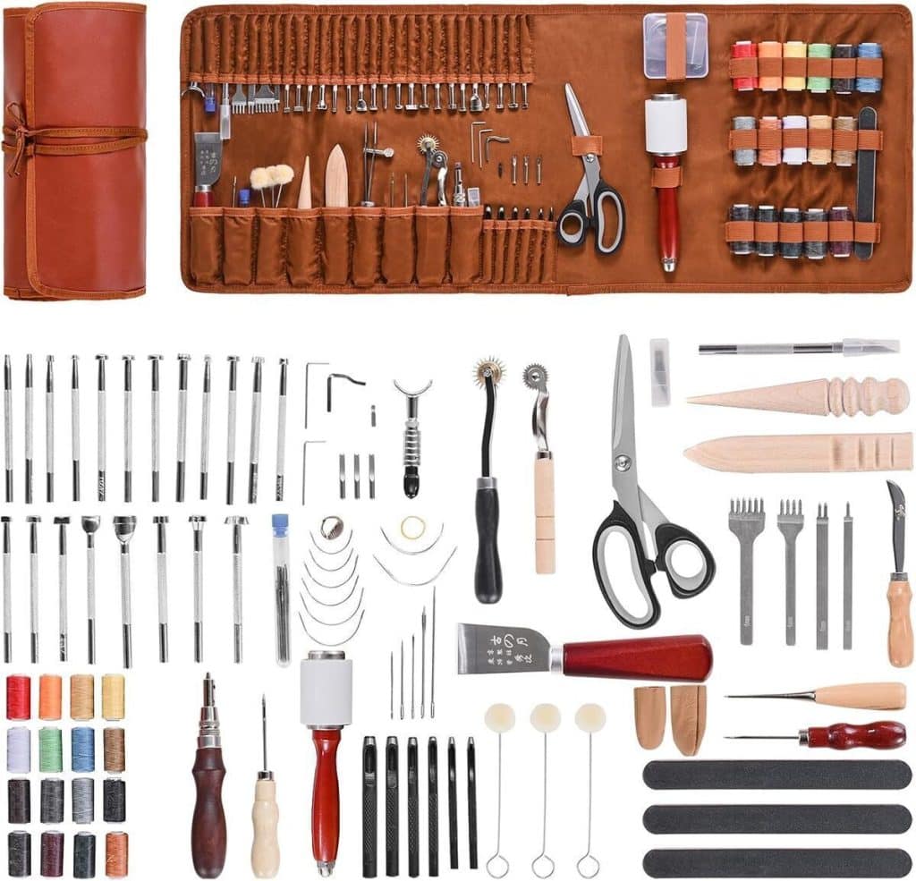 Test du kit de travail du cuir VEVOR : outils complets pour artisans