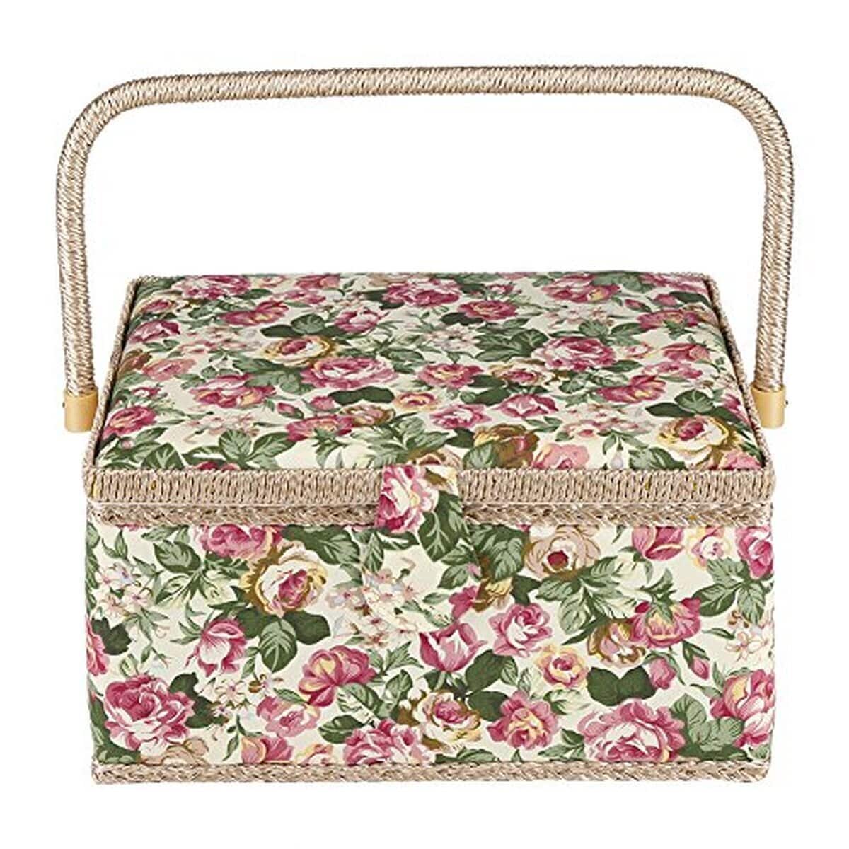Test du panier à couture en coton et bois : pratique et portable