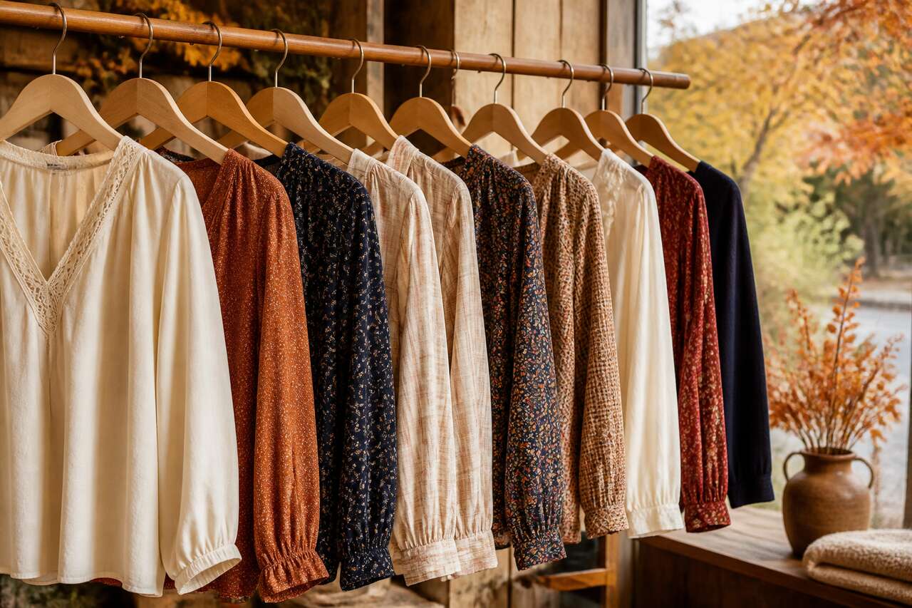Les hauts de saison : blouses, chemises et tops à superposer Les hauts de saison : blouses, chemises et tops à superposer
