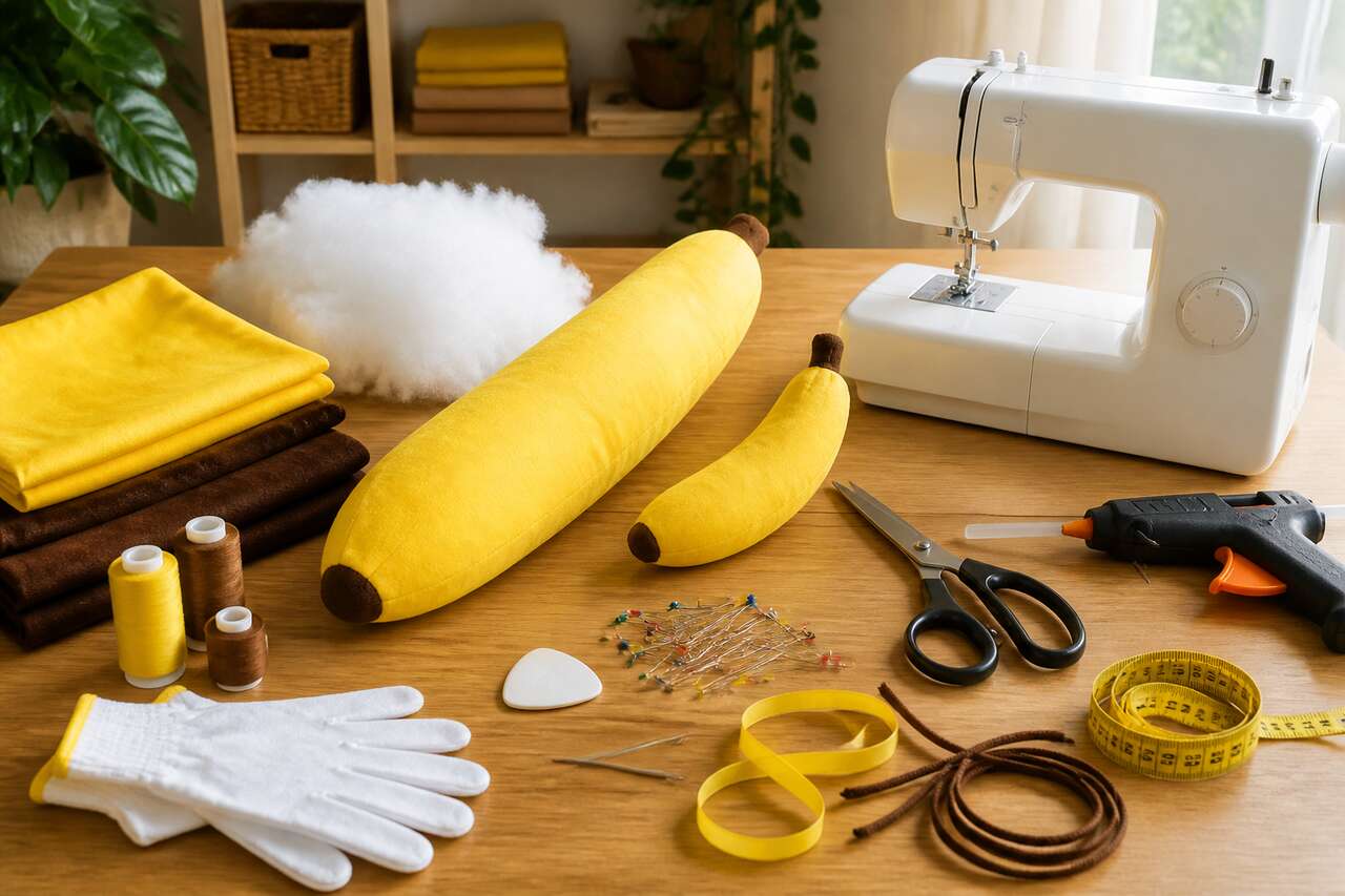 Tutoriel : coudre une banane et une banane XXL