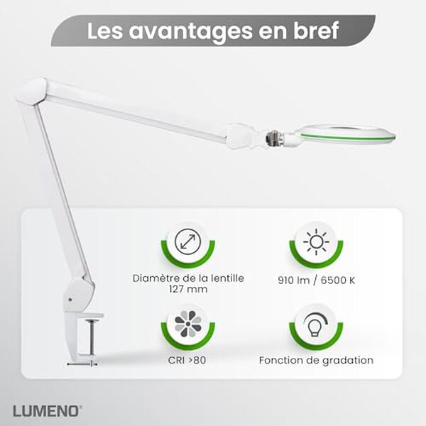 Découvrez notre test détaillé de la lampe loupe Lumeno Lambda M : qualité optique, puissance d'éclairage et polyvalence d'utilisation pour vos travaux de précision.