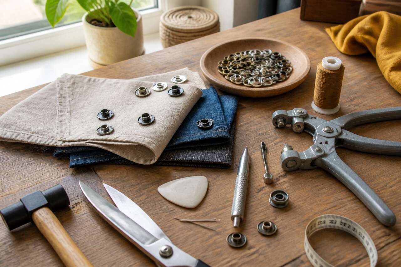 Comment poser des boutons-pressions