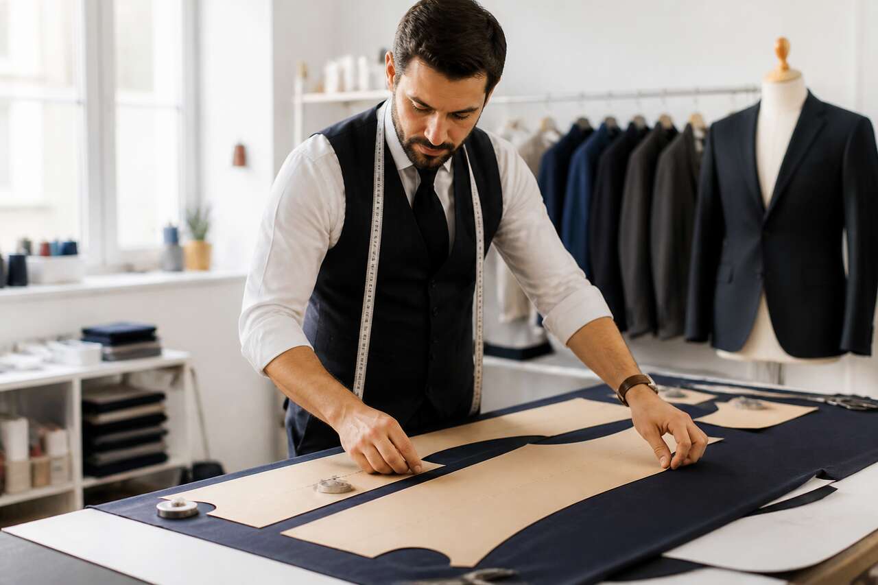 Ajustements essentiels en couture homme: carrure, manches, taille, longueur