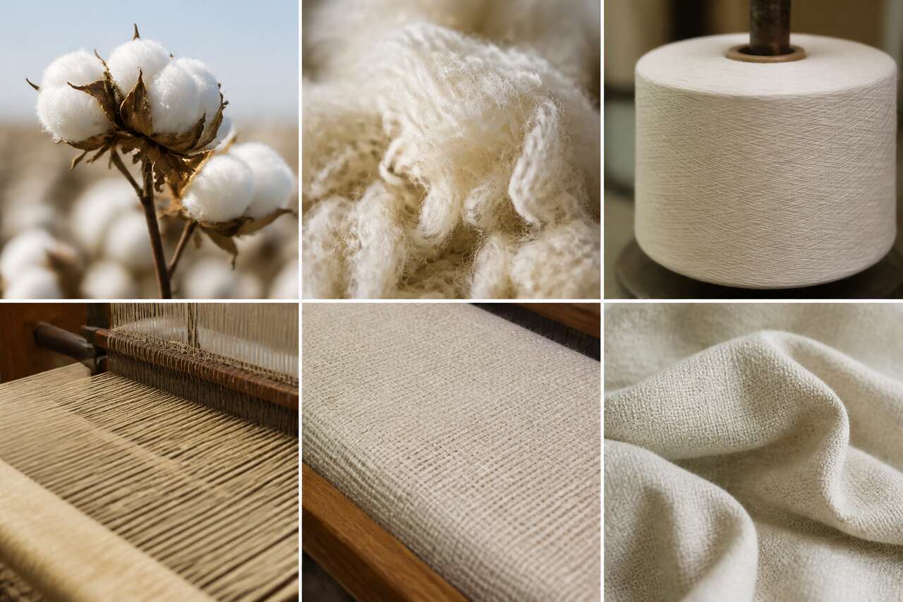 Comment se fabrique un tissu : de la fibre au tissu fini Comment se fabrique un tissu : de la fibre au tissu fini