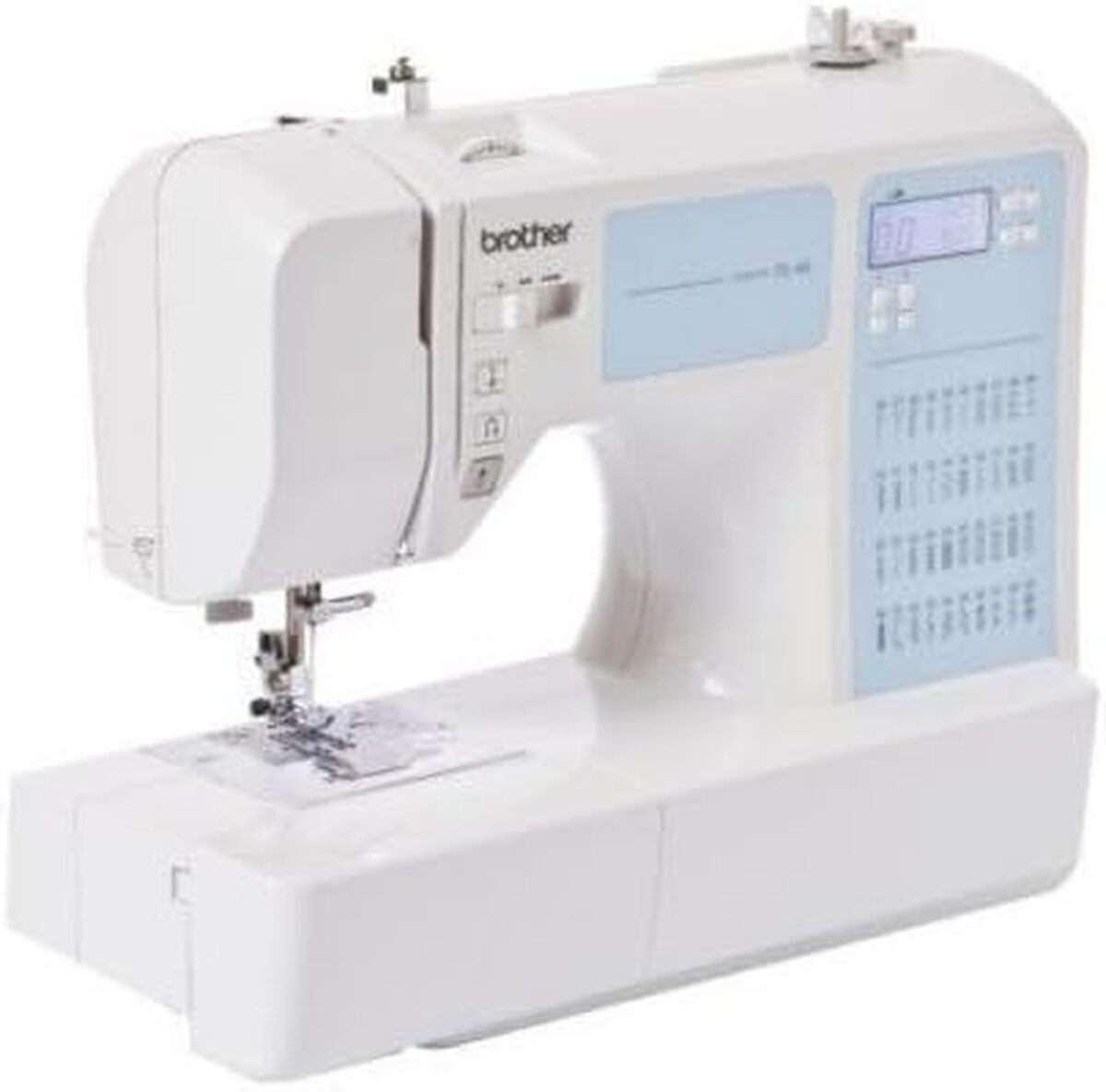 Test de la machine à coudre électronique Brother FS 40 en crème