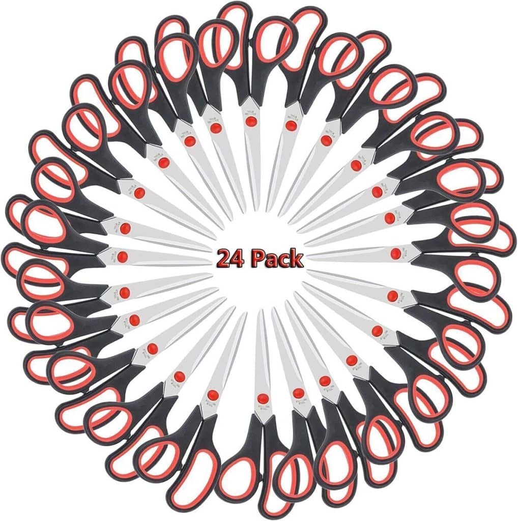 Test des ciseaux ELECKEY : lot de 24 paires polyvalentes